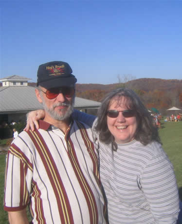 David and Gina at Balducci's in Augusta, MO